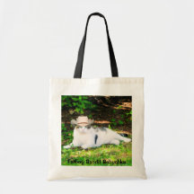 FATBOY BABUSHKA IN COWBOY HAT TOTE BAG