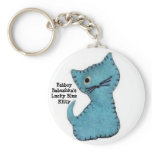 Fatboy Babushka's Lucky Blue Kitty keychains