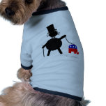 Fatcat and Republican Elephant Doggie Tshirt