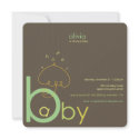 Mint Baby Shower Invitation invitation