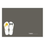 fatfatin Beach Hibiscus Flip Flops Guest Place Car Business Card Template