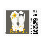 fatfatin Beach Hibiscus Flip Flops RSVP Stamps