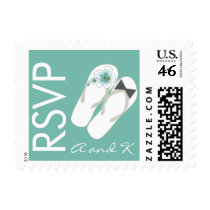 fatfatin Beach Hibiscus Flip Flops RSVP Stamps