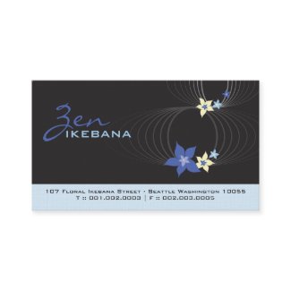 fatfatin Blue Ikebana Blooms Profile Card profilecard