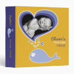 fatfatin Blue Whale Baby Custom Photo Binder