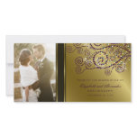 fatfatin Boho Purple Spirals Wedding Thank You photo cards