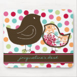 fatfatin Candy Damask Chicks Custom Mousepad