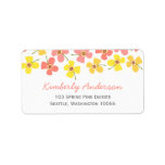 fatfatin Daisy Pop Sweet Pink Address Labels labels