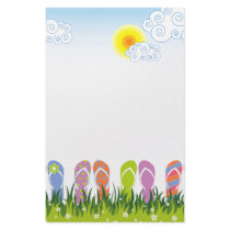 fatfatin Flip Flops Fun In The Sun Stationery
