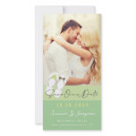fatfatin Green Flip Flops Save Date Announcement Photo Cards