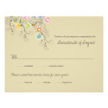 fatfatin Groovy Flower Garden 2 Wedding Invitation invitations