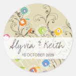 fatfatin Groovy Flower Garden 2 Wedding Sticker stickers