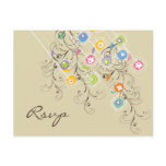 fatfatin Groovy Flower Garden RSVP Postcard postcards