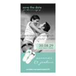 fatfatin Hibiscus Flip Flops Save The Date Photo Cards