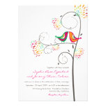 fatfatin Kissing Summer Birds 2 Wedding Invite