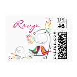 fatfatin Kissing Summer Birds RSVP Stamps