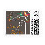 fatfatin Kissing Summer Birds Save The DateStamps