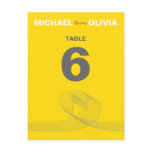 fatfatin Loopy Love Lines Table Number Card postcards