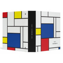fatfatin Mondrian Composition 1 de Stijl Binder