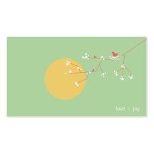 fatfatin Nesting Bird and Family 05 Profile Card Business Cards