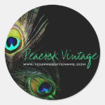 fatfatin Photography Peacock Feather Sticker