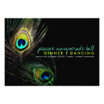 fatfatin Photography Peacock Feathers 2 Party Custom Invitations