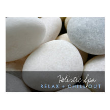 fatfatin Photography White Pebbles Postcard