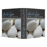 fatfatin Photography White Pebbles Spa Binder