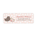 fatfatin Pink Damask Chicks Address Labels labels