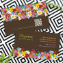 fatfatin Spring Flowers Garden Custom Profile Card Business Card Template
