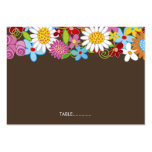 fatfatin Spring Flowers Guest Seating Place Card business cards