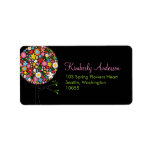 fatfatin Spring Flowers Pop Tree Address Labels labels