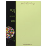 fatfatin Spring Flowers Pop Tree Letterhead