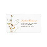fatfatin Summer Birds And Swirls 2 Address  Labels labels
