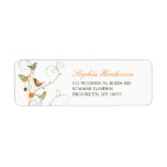 fatfatin Summer Birds And Swirls 2 Address  Labels labels