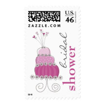 fatfatin Sweet Wedding Cake Bridal Shower Stamps