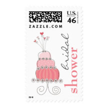 fatfatin Sweet Wedding Cake Bridal Shower Stamps