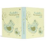 fatfatin Swirly Mom & Baby Bird Custom Binder