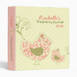 fatfatin Swirly Mom & Baby Bird Custom Binder