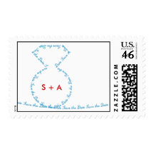 fatfatin Tiff Diamond Ring Save The Date Wedding Postage