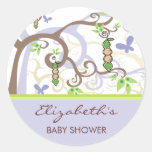 fatfatin Twin Girl Boy Peas In A Pod Baby Shower Stickers