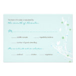 fatfatin Winter Branch Snow Flower Wedding RSVP Ca Announcements