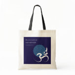 fatfatin Yoga Blue Sun & Om Tote Bag