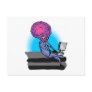 Father Alien on Laptop Postcards