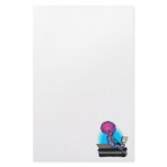 Father Alien on Laptop stationery