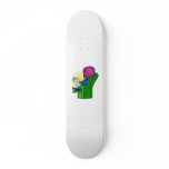 Father Alien reading Paper Skate Decks