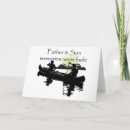Father and Son Card - The memories shared between father and son will never fade away. Show your dad or son how much those memories meant to you.