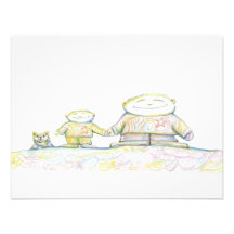 Father and Son Personalized Invitations