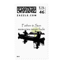 Father and Son postage