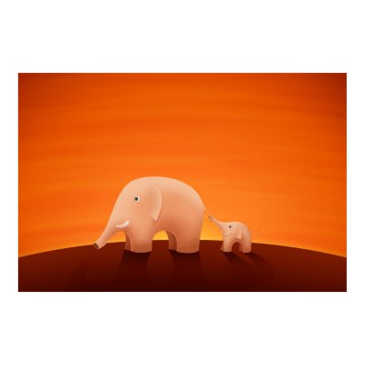 Father and Son Print by vladstudio